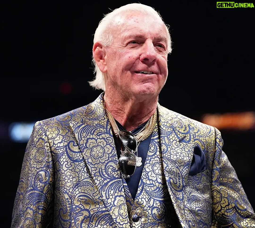 Ric Flair Instagram - Wooooo! Saturday night’s the night, champs! Catch me at AEW Collision for a legendary encounter with my pal Sting! 🌟 Don’t miss it! Follow WOOOOO! Coin on Telegram for all the latest updates and surprises! It’s gonna be epic! CMC Ticket ID : 826507 Wooooo! 💎🔥 #WOOOOOCoin #CryptoRoyalty officialwooooocoin.com