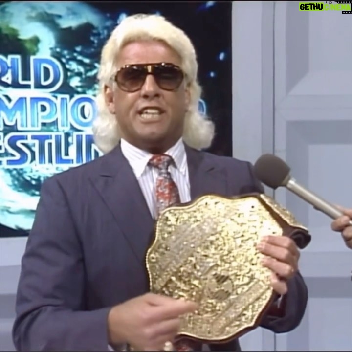 Ric Flair Instagram - To Tell Everyone That You’re The Best, You Gotta Have One Of These!! And That’s Coming From A 16x World Champion! WOOOOO!