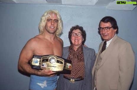 Ric Flair Instagram - Flashback To My First NWA Title Win In 1981! Making My Parents Proud! WOOOOO!