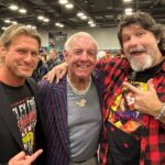 Ric Flair Instagram - WOOOOOOOO! Always great to see the @ricflairnatureboy and @heelziggler. Between the three of us, we stole quite a few shows back in our day!