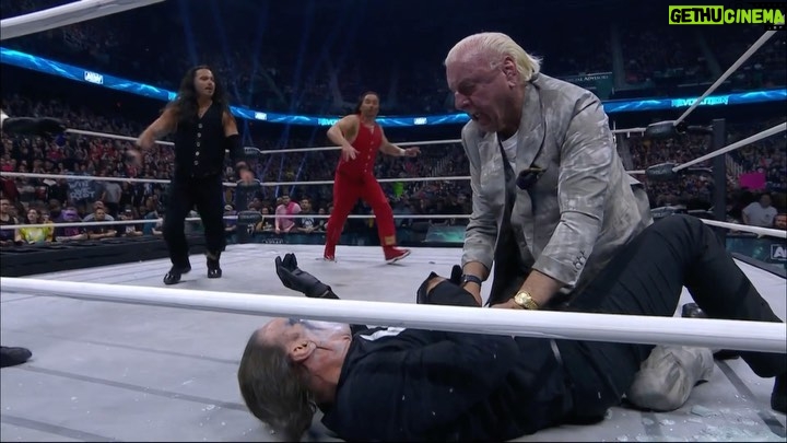 Ric Flair Instagram - It’s Not How Many Times You Get Knocked Down That Count. It’s How Many Times You Get Back Up! Congratulations @Stinger! WOOOOO! #AEWRevolution @AEW