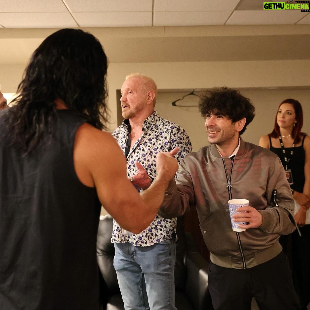 Ric Flair Instagram - Still on cloud nine from last Sunday. But it would not have been possible without @tonyrkhan. Thank you for the last three-plus years, for your friendship… for everything. Thank you Tony! #AEW 👊🏼🦂 #AEWRevolution Greensboro, North Carolina
