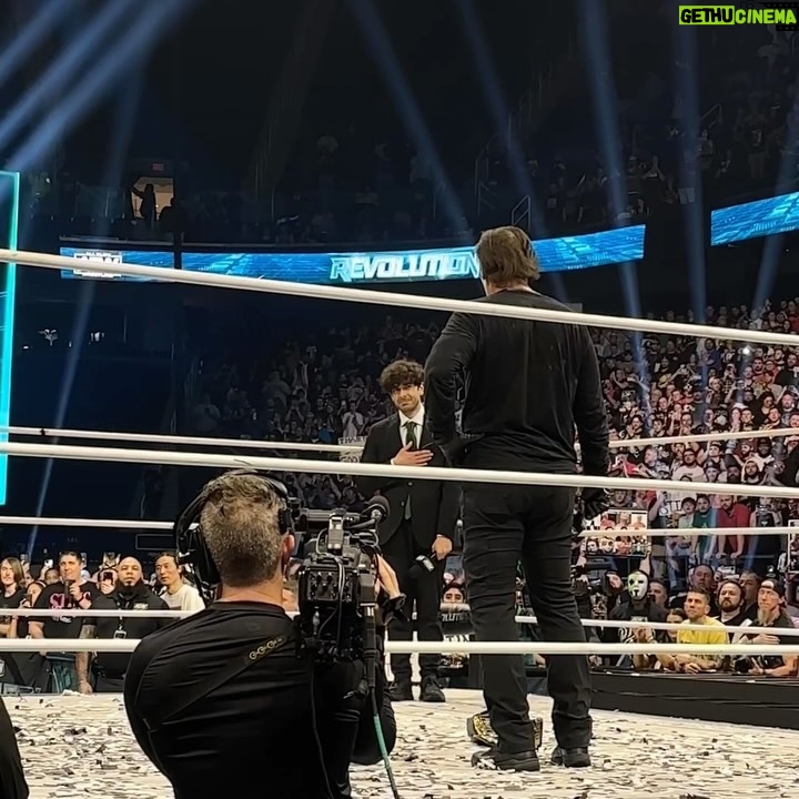 Ric Flair Instagram - Still on cloud nine from last Sunday. But it would not have been possible without @tonyrkhan. Thank you for the last three-plus years, for your friendship… for everything. Thank you Tony! #AEW 👊🏼🦂 #AEWRevolution Greensboro, North Carolina