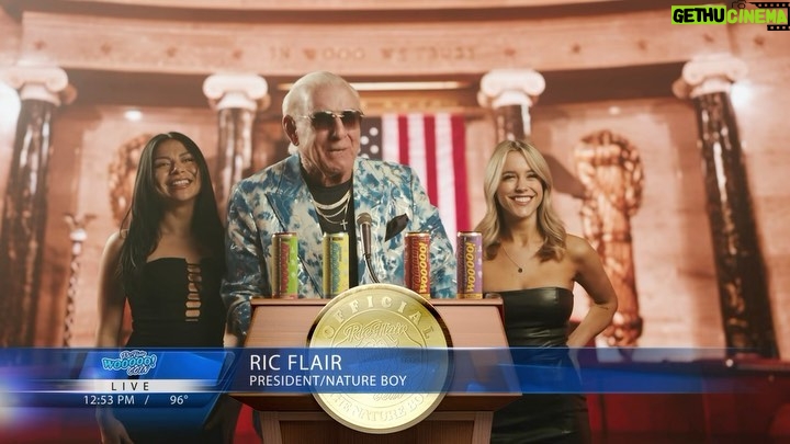 Ric Flair Instagram - President Flair Reporting For Duty! WOOOOO! @wooooo_coin @woooooenergy