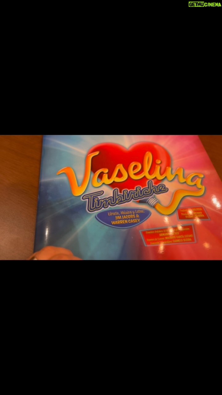 Ricardo Margaleff Instagram - QUE EMOCIOOOOON!!! #vaselinaelmusical #vaselinatimbiriche #vaselinamx #vaselinamexico