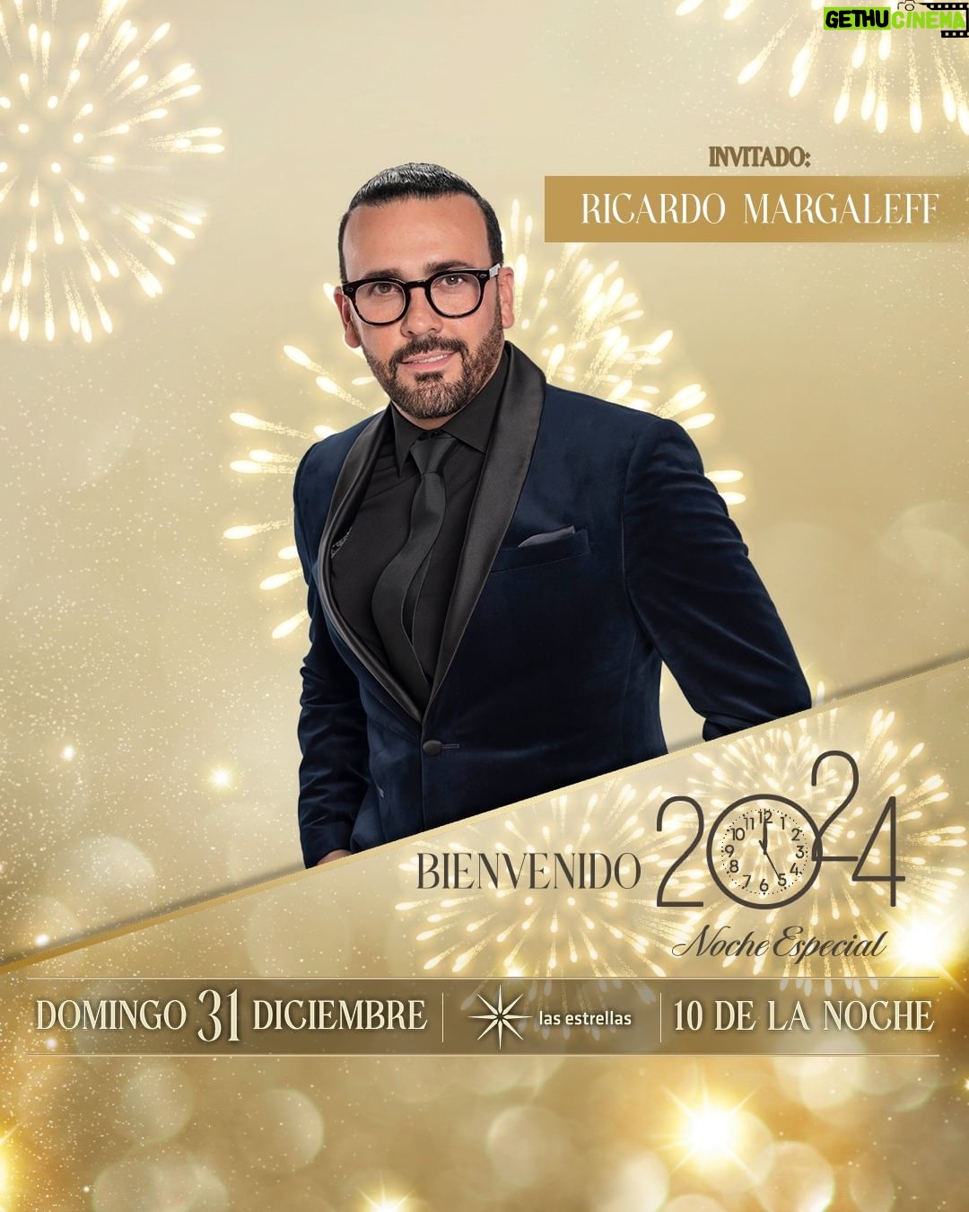 Ricardo Margaleff Instagram - Familia!!!! y si cerramos el año juntos? .... y celebramos mi cumpleaños de una vez? 😎 nos vemos el 31 de diciembre en el programa especial #Bienvenido2024 por #LasEstrellas #ricardomargaleff #margaleff #actor #conductor #diciembre #2023 #2024