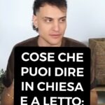 Riccardo Dose Instagram - “Cose che puoi dire a letto e in chiesa” 😈⛪️ Scriveteci tutte le battute sicuramente migliori che non ci sono venute 😂