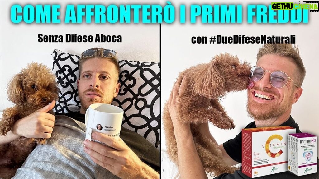 Riccardo Dose Instagram - ORA SONO PRONTO PER L’INVERNO. @abocait #DueDifeseNaturali #AbocaLife adv