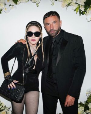 Riccardo Tisci Instagram - Celebrating the perpetual source of inspiration, the friend, the mother, the continued revolution that shines forever and ever! Your loyalty and your love are always pure. You are and always will be the only uncontested queen! Always imitated but never duplicated! Happy Birthday M. I love you! 🖤