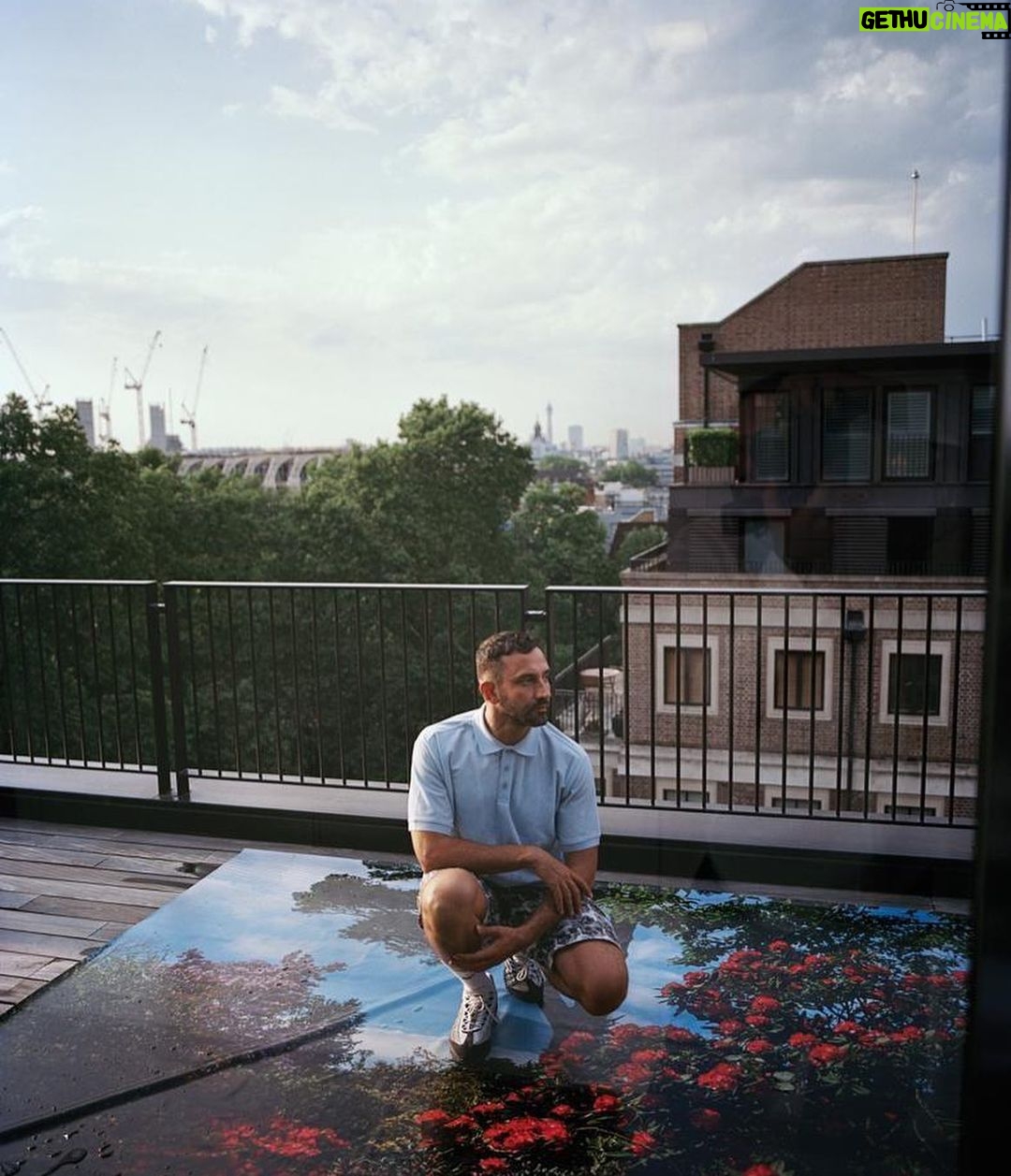 Riccardo Tisci Instagram - Dear @kristina_oneill and @magnus_berger congratulations on a genius decade @wsjmag, constantly advancing the conversation with kindness, sincerity and whole lot of humour! Thank you for your support through the years and titles, from the early bazaar days to what comes next, which i am sure will be magical ♥️ Love always, RT
