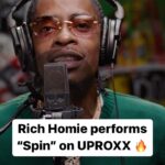 Rich Homie Quan Instagram - Who else you know can sip tea ☕️ during a song and still make it sound good?! @RichHomieQuan performs “Spin” on #UPROXXSessions 🔥 #richhomiequan