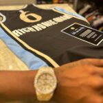 Rich Homie Quan Instagram - Thanks to the @atlhawks for the City edition Jersey.. aye @traeyoung put me in the game 🏀 #LiftAsWeFly