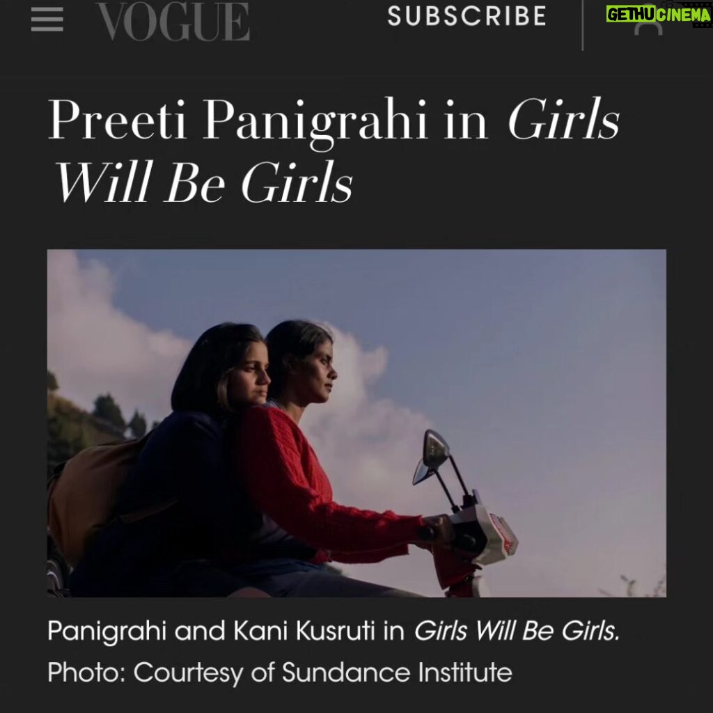 Richa Chadha Instagram - Before I fall asleep here, on this side of the globe, I hope Indian press wakes up to the lovely @preetiwooman , who was cast by @dilipkhussro from an open casting call! She won the special jury award for Acting at Sundance in her debut, also voted @voguemagazine 's actors to watch for ! Incredible feat, we are blessed with a stunning cast @kantari_kanmani @kesav.b @devikashahani @jitin0804 and you were the director's dream Mira!