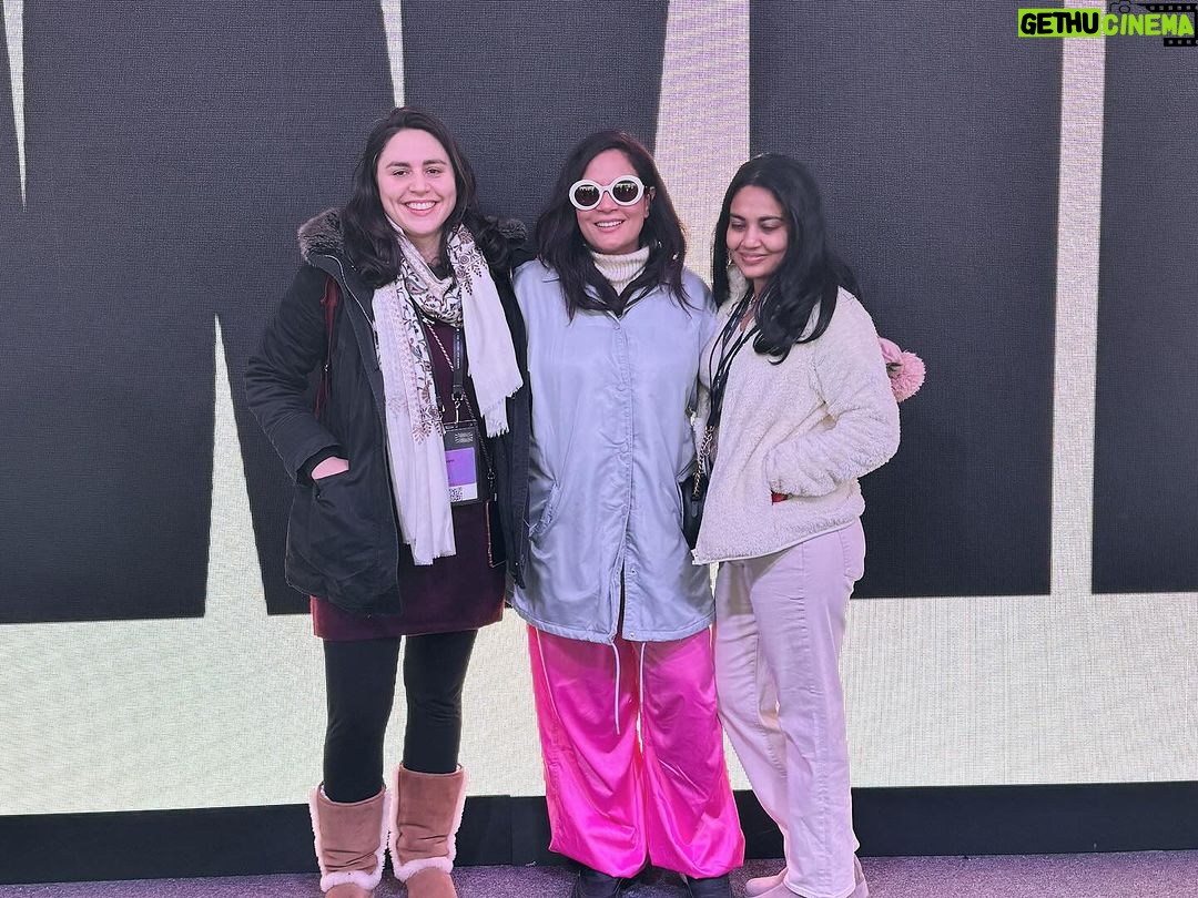 Richa Chadha Instagram - Last day here at @sundanceorg ! It’s 9:52 am and we’re seated, waiting for the Awards to begin! It’s been a dream, a blast, a first of many collaborations and stories! Even if we win nothing, this has been one of the most rewarding experiences of my life!!! 🥹making me teary! Thank you everyone who trusted first time producers like us thanks @jitin0804 @kantari_kanmani @snekhanwalkar @poojajain2601 @devikashahani !!! 1 - Us dilli walas, @pagliji and @shaunak_sen I love you! @shrutirya you’re my new friend and I’d like to keep you for life! 2 - Our incredible cast of first timers @preetiwooman @kesav.b with their amazing director, my long time friend and jaan #ShuchiTalati, an auteur is born and now discovered by the world, but I already knew in 2006! You’re special and the world sees you! We’re missing the incredible and shy @kantari_kanmani ! You won’t get away next time! These debutants were found through an open casting call by the amazing @dilipkhussro , and might I say they’re gonna have long illustrious careers ahead! 3- Our director Shuchi and Co-Producer and sage presence @kentbassett 4 - World domination plans on the RISE with @apoorvarb #erickanorth over coconut mango rice. 5 - Us walking to a screening in the snow 6 - With my French Co-producer @chassagneclaire and Indian magic maker @poojajain2601 at the #WomenInFilm panel 7 - Me staring at @maria_ressa in awe after a screening of ‘And So It Begins’ 8 - Me on the Entertainers as Activists panel at the @sunrisecollective.us lodge on Day 1 with Nil Dodani and Bao Nguyen! To get this far has been an award in itself and I have loved every moment! Love u Ali for the blind faith and choosing this as our first!!! #sundancefilmfestival2024 #heartisfull❤️ 🥹 Park City, Utah