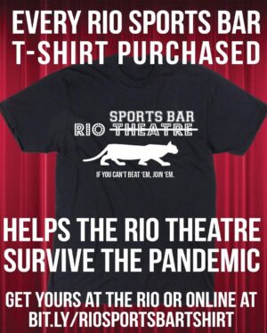 Richard Harmon Instagram - You too could have this limited edition @riotheatre T-Shirt! Comfortable, fashionable, athletic, artistic, sarcastic, it’s got it all! 
Link in my bio!
#riosportsbar