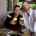 Richard Harmon Instagram – Old buds. New tricks. @michaelmctavish 📷 @rhiannonmfish Monkeypod Kitchen by Merriman Wailea
