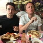 Richard Harmon Instagram - Unshackled of our anchors. @rhiannonmfish @devkelley Hunter Dinerant