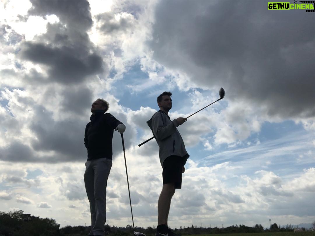 Richard Harmon Instagram - Cloudy with a chance of lost balls.