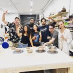 Richard Harmon Instagram - Thank you @mudlab.ca for teaching us the ways of the wheel. If you’re in Vancouver and you too want to learn the ways of the wheel (which I recommend), this is your spot. Mudlab Pottery