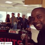 Rick Hoffman Instagram – Boy..did he capture this perfect..Welcome to our family Dule!! You fit right in pal!! #suits100