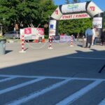 Rick Hoffman Instagram - Rolling myself around to cheer on my 7 year old, and the whole town to support Saugeen Shores Memorial Hospital!! Beautiful morning! 1K 5K 10k Go! #ctscan #donate #gocole #goevan