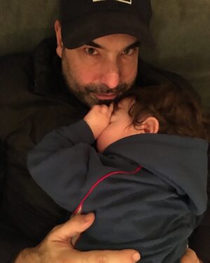 Rick Hoffman Instagram - The best feeling in the world…#fatherhood #heartburst