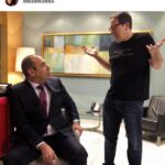 Rick Hoffman Instagram – The man who changed my life..My friend, and boss Aaron Korsh #nostalgia