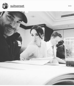 Rick Hoffman Instagram - A long time ago..in a galaxy far far away….#repost #suitsonset