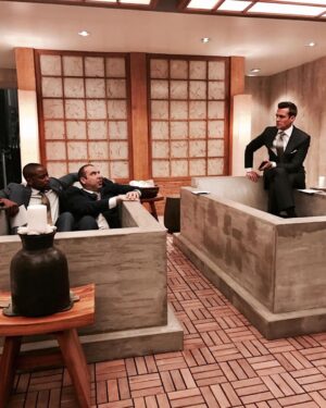 Rick Hoffman Instagram - #threeguysandamuddingplace