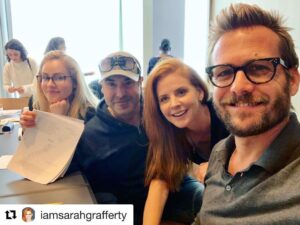 Rick Hoffman Instagram - Reposting Sarah..Last first table read Suits Season 9!!#suitsusa
