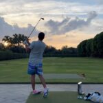 Rickie Fowler Instagram - A little wedge work after watching @cmpulisic and team USA in the World Cup…we’re pulling for you guys and thanks for the cleats! They have some serious grip but I don’t think it would go over well on the greens