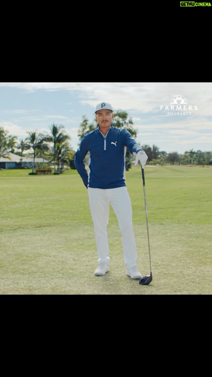 Rickie Fowler Instagram - When you really want to let it fly, add that little extra something. Learn more about @wearefarmers Policy Perks at farmers.com/rickie