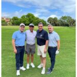 Rickie Fowler Instagram - Great time playing with these guys today benefiting @Mancave_Health for Prostate Cancer…making mens health a global priority👍 Trump National Golf Club Jupiter