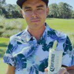 Rickie Fowler Instagram - A wedge should always sit at a 90-degree angle...lime wedge that is @coronausa #For21+ #ad
