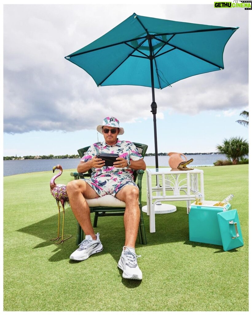 Rickie Fowler Instagram - Florida vibes. @pumagolf x @duvin collab just dropped. Link in bio