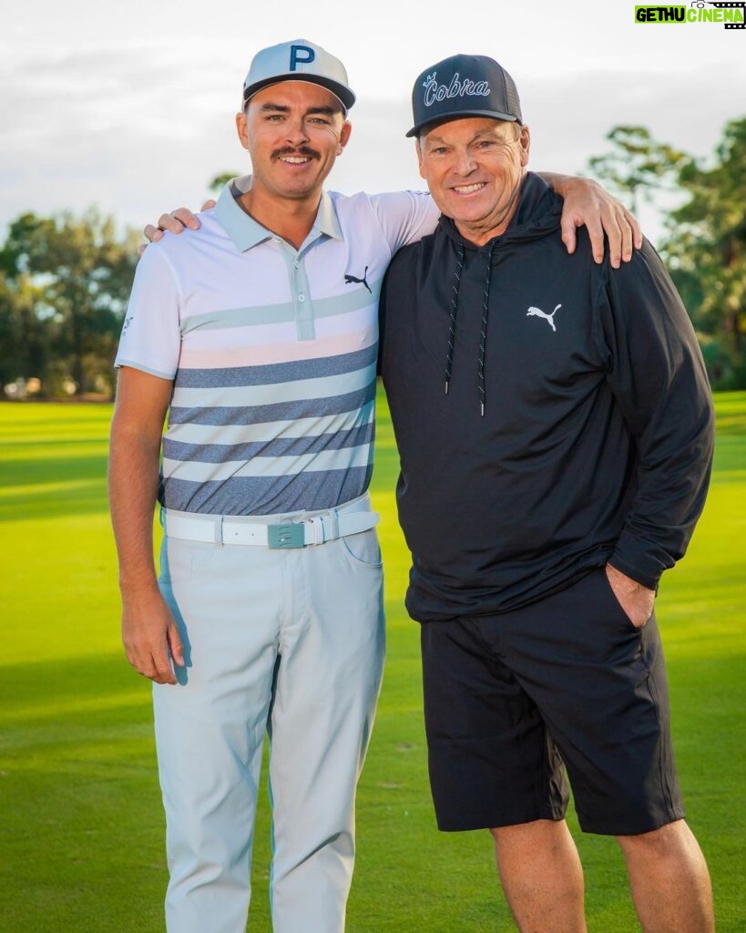 Rickie Fowler Instagram - Had a blast with Pops on set for this one. #TourResponse