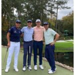 Rickie Fowler Instagram - A Sunday walk with the boys to start off Master’s week👌 @themasters @justinthomas34 @jordanspieth @gary.woodland