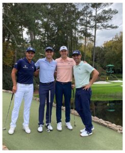 Rickie Fowler Instagram - A Sunday walk with the boys to start off Master’s week👌 @themasters @justinthomas34 @jordanspieth @gary.woodland