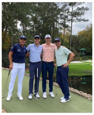 Rickie Fowler Instagram - A Sunday walk with the boys to start off Master’s week👌 @themasters @justinthomas34 @jordanspieth @gary.woodland