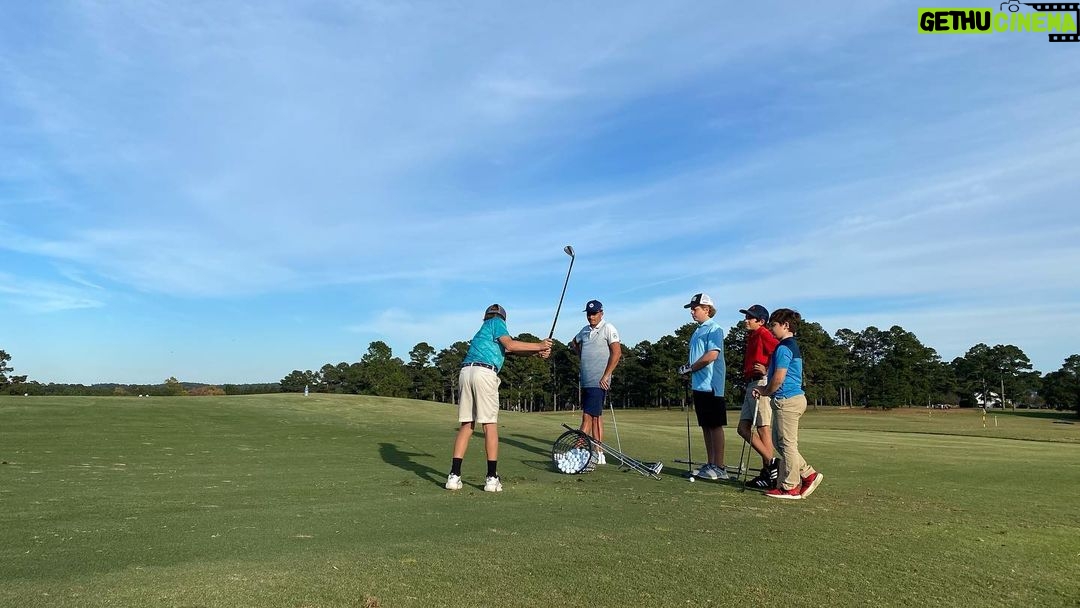 Rickie Fowler Instagram - Spent the afternoon getting a short game lesson from some of Cuscowilla’s finest! The golf course is a great place to social distance and still have fun👌 Cuscowilla on Lake Oconee