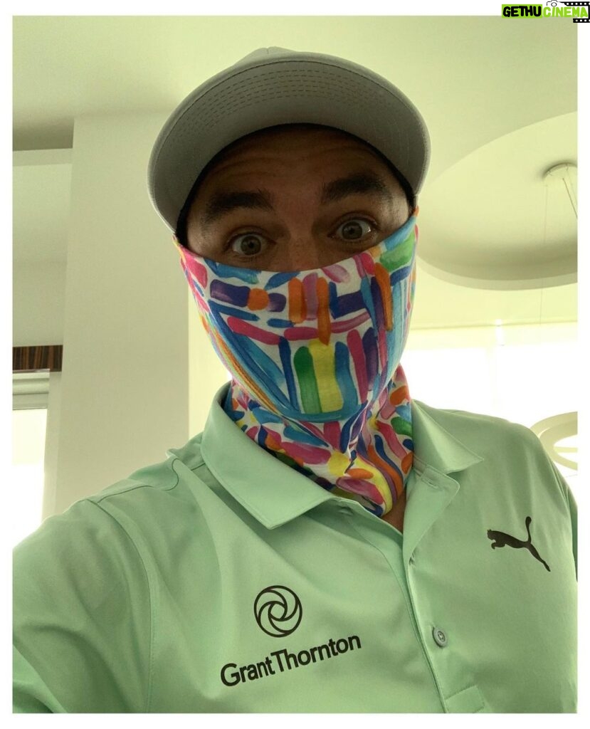 Rickie Fowler Instagram - Remember our friend Rosie from @cominguprosies2016? She's inspiring @allisonstokke & I once again with her new commitment to create non surgical facemasks for those in need. @grantthorntonusa introduced us last year and we continue to be impressed by all she's done and continues to do! Link in bio to support her efforts...keep it up Rosie...you're amazing! #purplepaladin #GTogether #buyamaskgiveamask