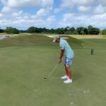 Rickie Fowler Instagram - What a day! I think we succeeded in the mix matched outfits and trying to look the part of playing lefty...I snuck out the win with a quality back nine to post 94...plenty more to be seen in my story!