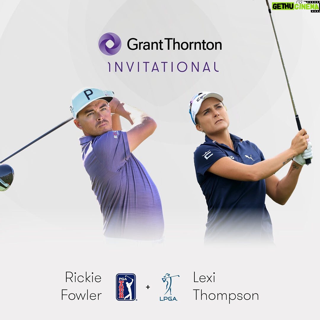 Rickie Fowler Instagram - 🚨ANNOUNCEMENT🚨 Rickie Fowler + Lexi Thompson will team up for the Grant Thornton Invitational! @rickiefowler @lexi