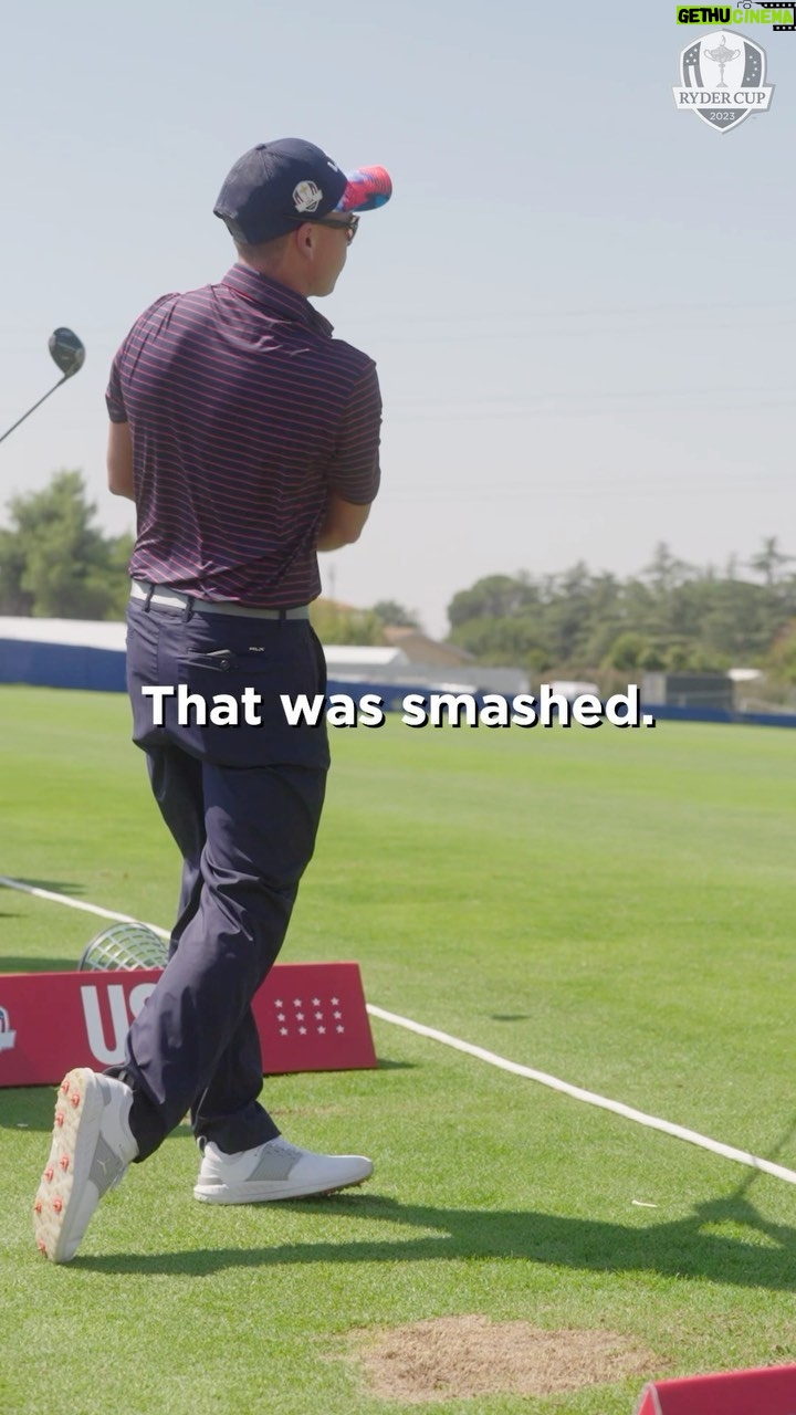 Rickie Fowler Instagram - Just a casual cross handed SMASH from @rickiefowler for your timeline 🤯