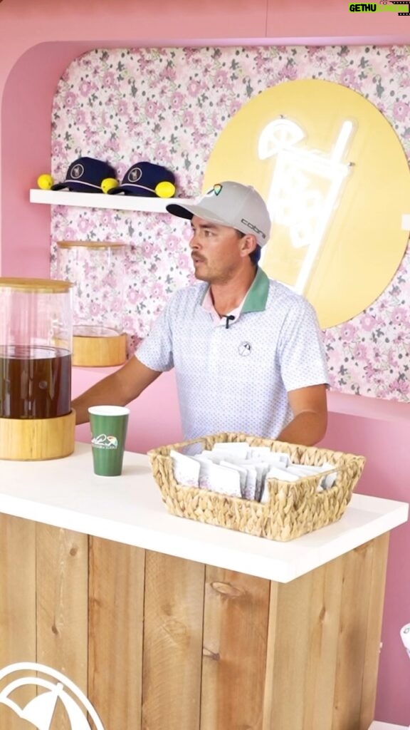 Rickie Fowler Instagram - Nothing quite like an ice cold Arnold Palmer🍹 Swing by the PUMA Golf space on Hole 9📍@apinv and grab one. Cheers!