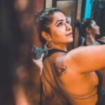 Ridheema Tiwari Instagram - Elevator vibes hit different today 🖤 📸: @khiladii_bhaiya #ridhiematiwarihot #reelsinstagram