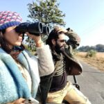 Ridheema Tiwari Instagram - Adventures await 🤠 With @jaskaransinghgandhi 🫶 @thegoldentusk Managed by : @matsya_media PR : @pr365_pr 📸 : @sardarji_preetwalia #thegoldentusk #neveradullmoment #ridhiematiwari #jimcorbett #intothewild #junglesafari #jaskaransinghgandhi The Golden Tusk, Jim Corbett National Park
