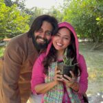 Ridheema Tiwari Instagram - Nature walk @thegoldentusk With @jaskaransinghgandhi 🫶 And our Man Friday Sureshji ❤️❤️❤️ We have learnt so much on this trip Sureshji 🫶🫶🫶 Managed by : @matsya_media PR : @pr365_pr #thegoldentusk #neveradullmoment #plantatree #savetheearth #intothenature The Golden Tusk, Jim Corbett National Park