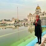 Ridheema Tiwari Instagram - Ek tera Sahara 🙏🏼 #sundayblessings #banglasahib #blessedlife #godisgood Gurdwara Bangla Sahib, New Delhi