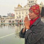 Ridheema Tiwari Instagram - Ek tera Sahara 🙏🏼 #sundayblessings #banglasahib #blessedlife #godisgood Gurdwara Bangla Sahib, New Delhi